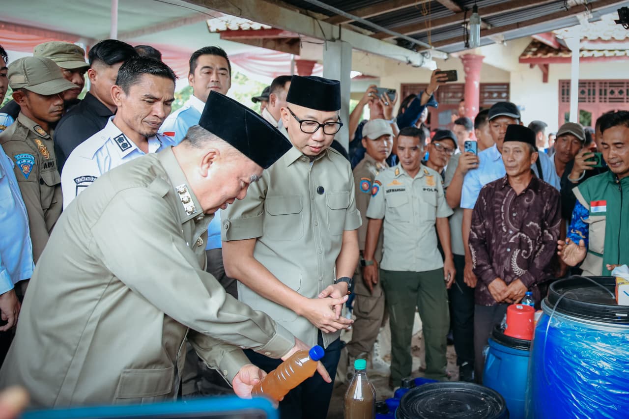 Wujudkan Kedaulatan Pupuk, Gubernur Mirza Tinjau Produksi Poc Dan Fasilitas Pascapanen Di Tanggamus